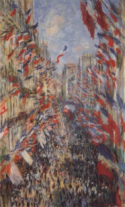 Claude Monet The Rue Montorgueil,3oth of June 1878 oil painting image